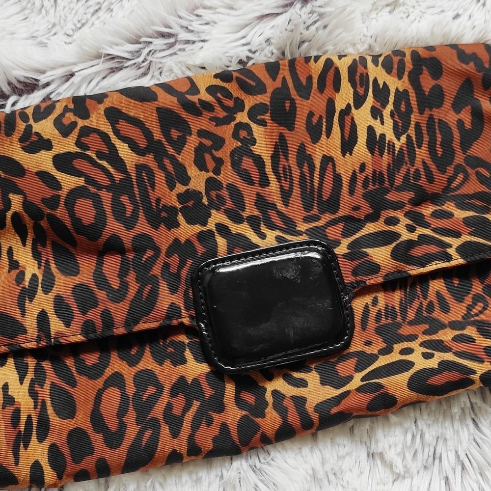Chico's clutch bag leopard